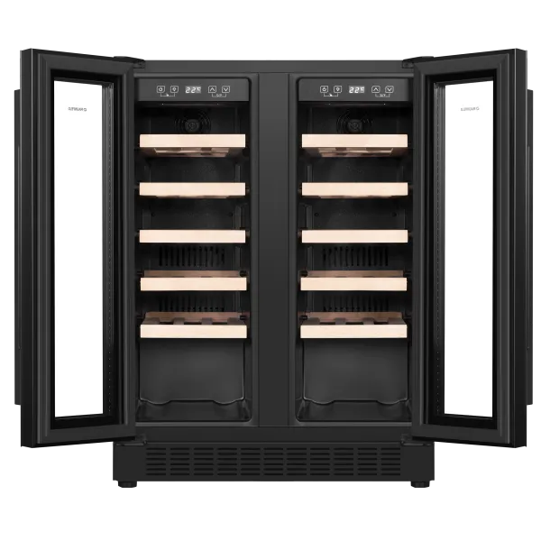 Винный шкаф MAUNFELD MBWC-112S40 Черный Винный шкаф MAUNFELD MBWC-112S40 Черный