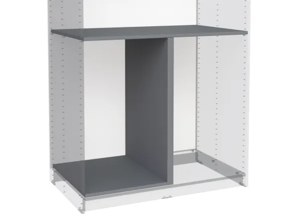 2.06.15.290.4 МАКС секция разделительная 100х58 серая 2.06.15.290.4 МАКС секция разделительная 100х58 серая