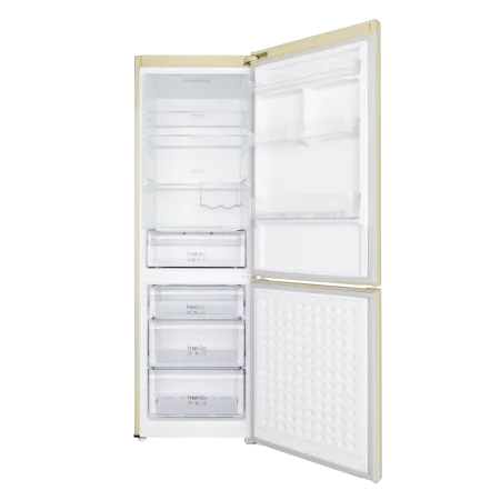 Холодильник-морозильник MAUNFELD MFF187NF Бежевый