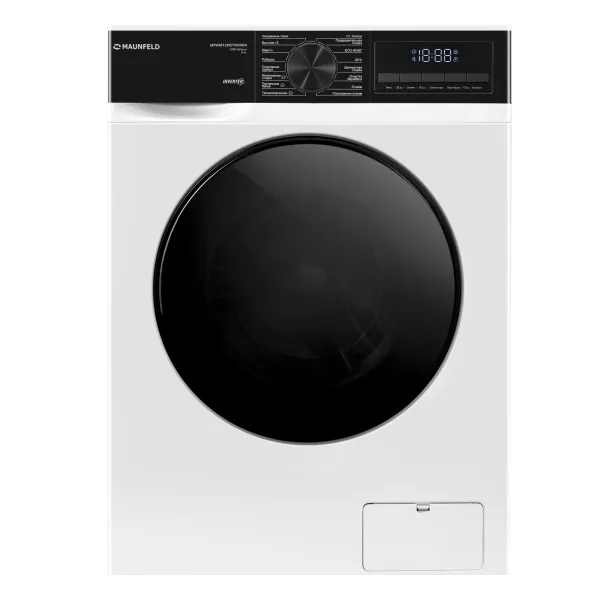 Стиральная машина с инвертором и паром MAUNFELD MFWM128ISTWH054 Белый