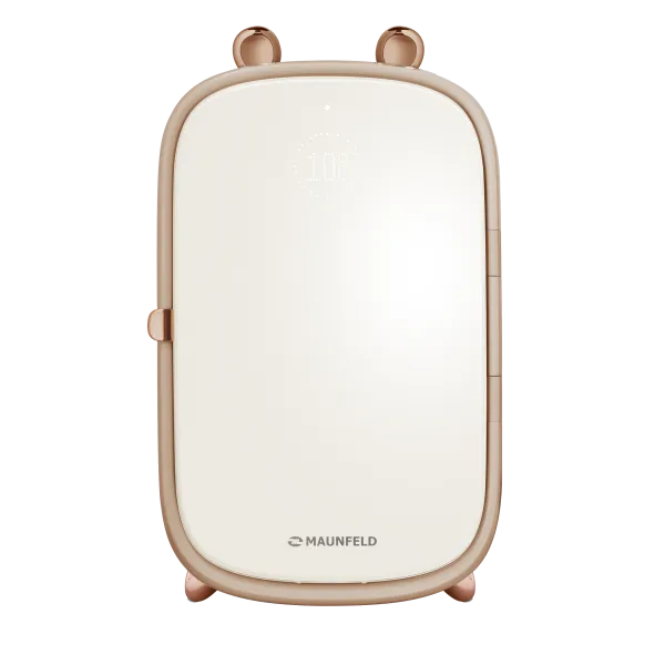 Мини-холодильник для косметики MAUNFELD MFF43 Кремовый