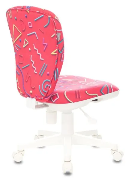 Кресло детское Бюрократ KD-W10 малиновый Sticks 05 крестов. пластик пластик белый Кресло детское Бюрократ KD-W10 малиновый Sticks 05 крестов. пластик пластик белый