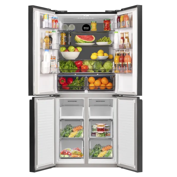 Холодильник с инвертором MAUNFELD MFF183NFE Черная нержавеющая сталь Холодильник с инвертором MAUNFELD MFF183NFE Черная нержавеющая сталь