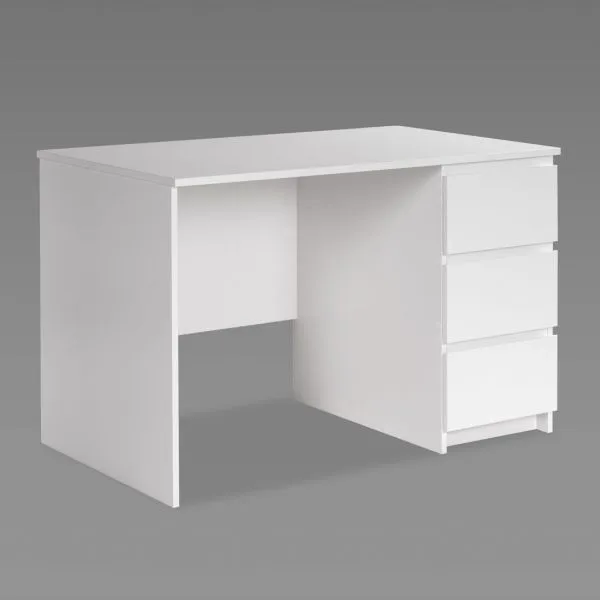 2.03.06.090.1 КАСТОР стол письменный 3 ящика 116х65 RU белый 2.03.06.090.1 КАСТОР стол письменный 3 ящика 116х65 RU белый