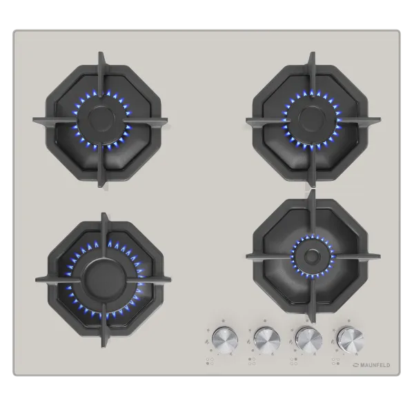Газовая варочная панель MAUNFELD EGHG.64.2C Бежевый Газовая варочная панель MAUNFELD EGHG.64.2C Бежевый