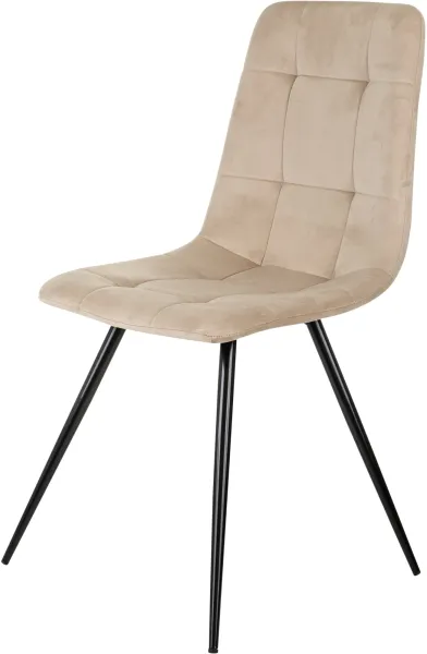 Стул для дома Бюрократ CH-K1_4 комплект 4шт бежевый Holland 06 металл черный на ножках (CH-K1_1/HL07_4)
