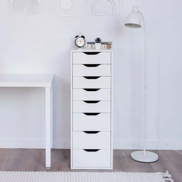 S00395 Ингар 8 комод 36x102x53, белый