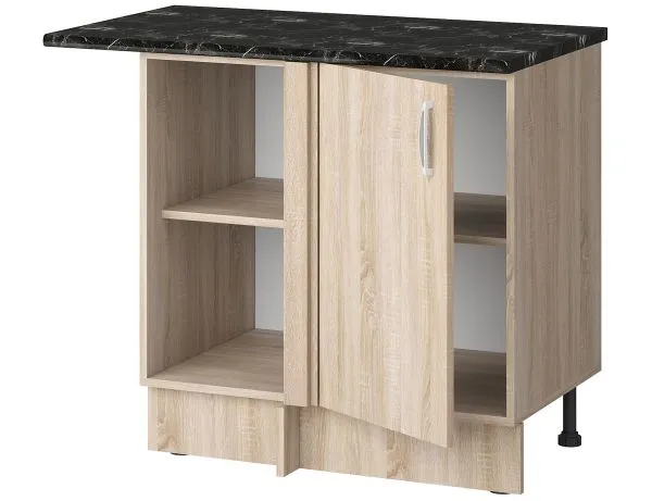 Шкаф напольный угловой 1000 (400) «Дуб Сонома» Шкаф напольный угловой 1000 (400) «Дуб Сонома»