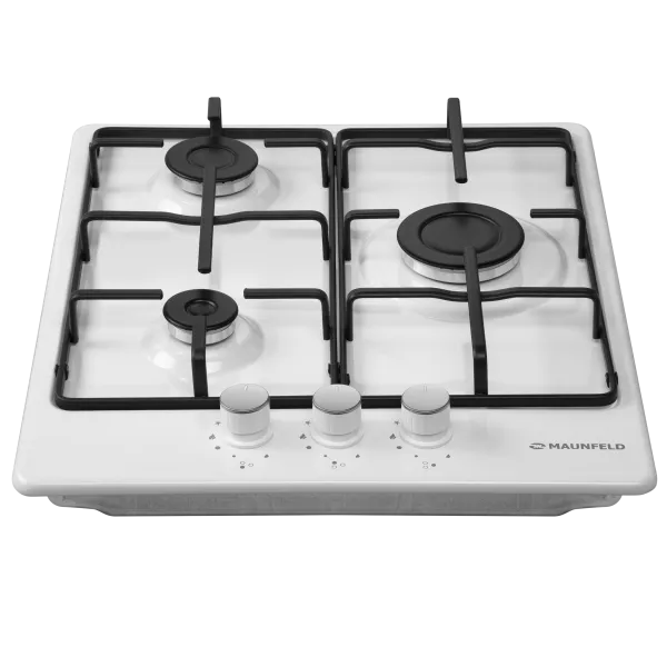 Газовая варочная панель MAUNFELD EGHE.43.3STS-EW Белый Газовая варочная панель MAUNFELD EGHE.43.3STS-EW Белый