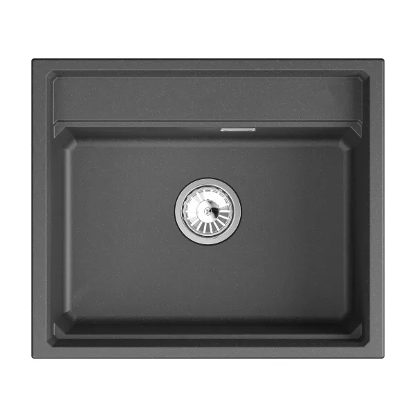 KS-6003i, АРКТИК (БЕЛЫЙ), кухонная мойка, кварц