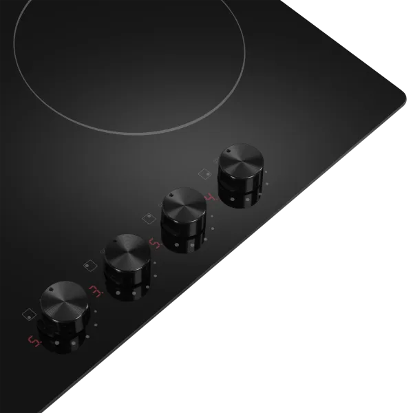 Электрическая варочная панель MAUNFELD CVCE594M Черный/черная фурнитура