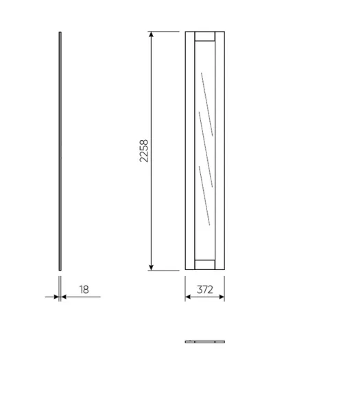 2.06.14.380.4 МАКС комплект дверей 75 (с зеркалом) серый, ручка-кнопка 2.06.14.380.4 МАКС комплект дверей 75 (с зеркалом) серый, ручка-кнопка