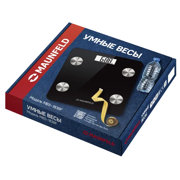 Умные весы MAUNFELD MBS-183B Белый Умные весы MAUNFELD MBS-183B Белый