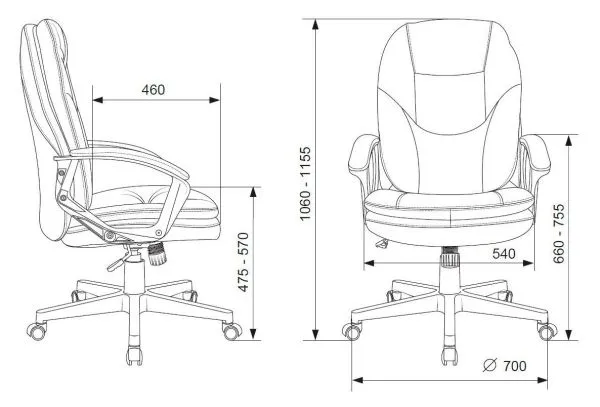 Кресло руководителя Бюрократ CH-868N черный экокожа крестов. пластик Кресло руководителя Бюрократ CH-868N черный экокожа крестов. пластик