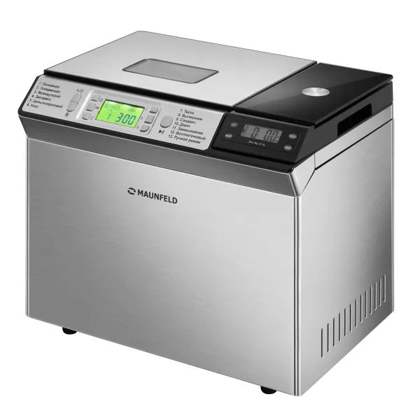 Хлебопечка MAUNFELD MBM-900DSS Нержавеющая сталь Хлебопечка MAUNFELD MBM-900DSS Нержавеющая сталь