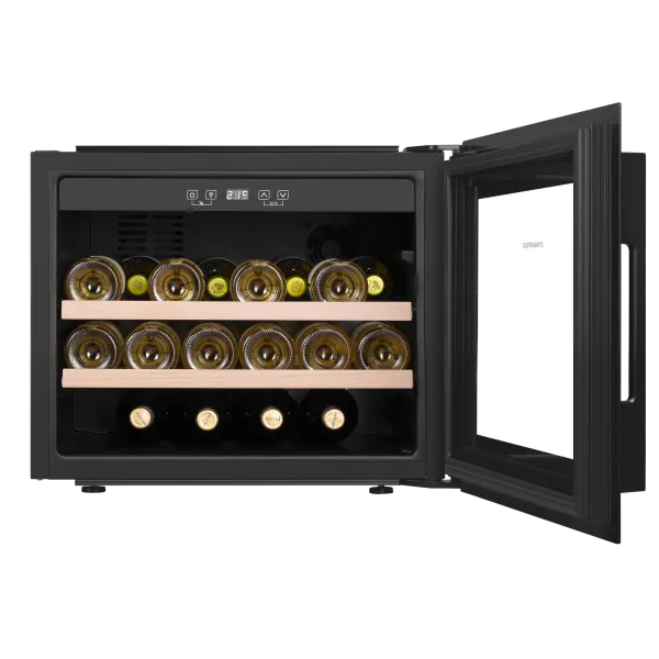 Винный шкаф встраиваемый MAUNFELD MBWC-62S28 Черный Винный шкаф встраиваемый MAUNFELD MBWC-62S28 Черный