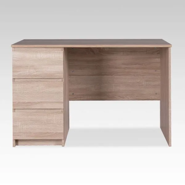 2.03.06.090.3 КАСТОР стол письменный 3 ящика 116х65 RU сонома 2.03.06.090.3 КАСТОР стол письменный 3 ящика 116х65 RU сонома