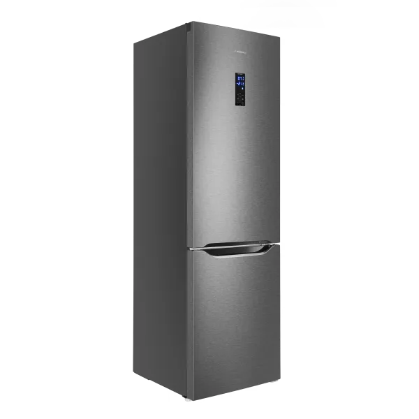 Холодильник-морозильник с инвертором MAUNFELD MFF195NFI10_IN Нержавеющая сталь