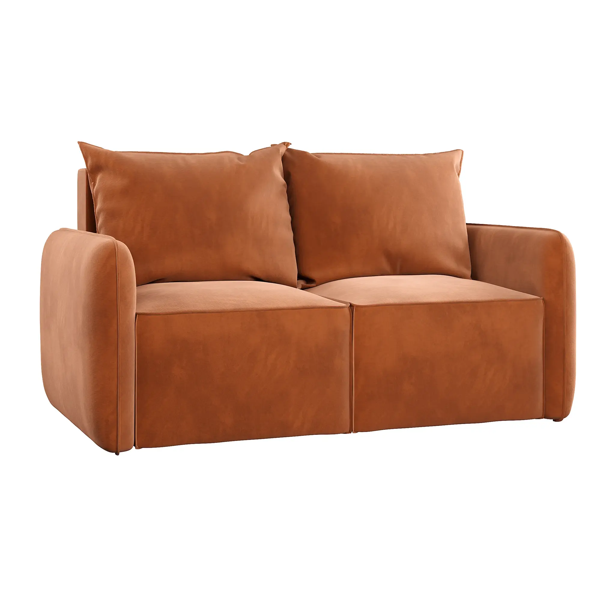 ПОРТЛЕНД МИНИ Диван прямой терракотовый