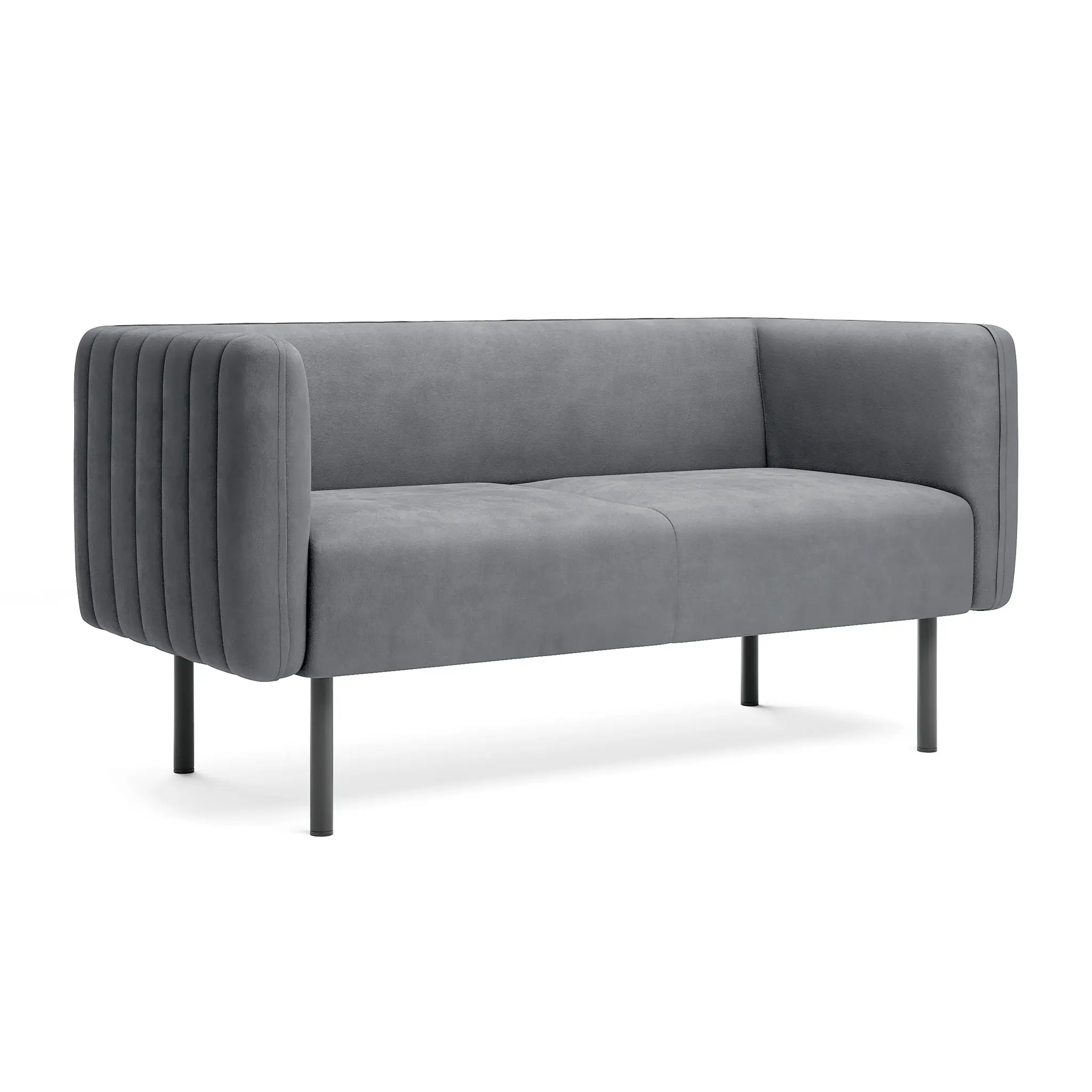 РИО Диван прямой светло-серый