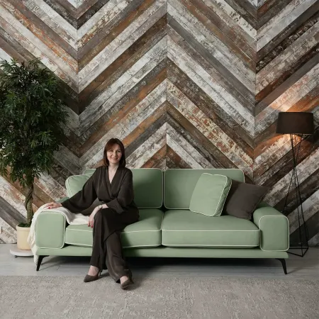 Солнечное побережье Диван прямой, мятный