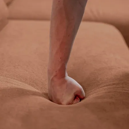 НОВЫЕ ЭМОЦИИ Диван угловой, терракотовый