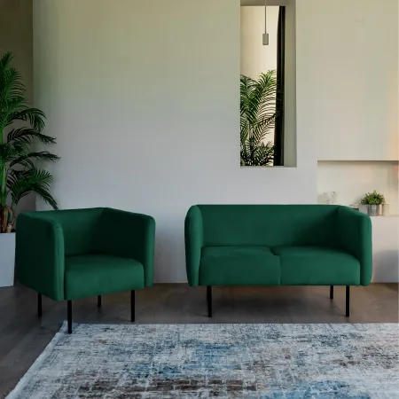 РИО Диван прямой зеленый