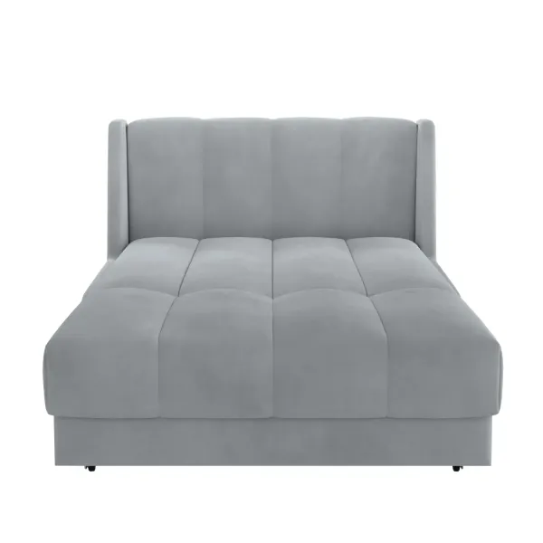 ВЕНЕЦИЯ Складная кровать светло-серая, 125