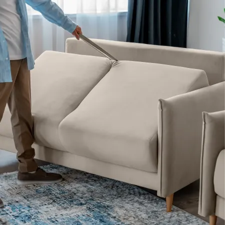 ЛУЧШИЙ ДРУГ 150 Диван прямой бежевый