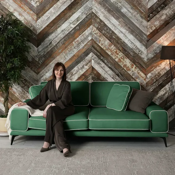 Солнечное побережье Диван прямой, зеленый Солнечное побережье Диван прямой, зеленый