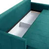 РИМИНИ Диван прямой изумрудный