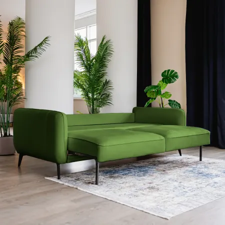 СЧАСТЛИВЫЙ ДЕНЬ Диван прямой, темно-оливковый