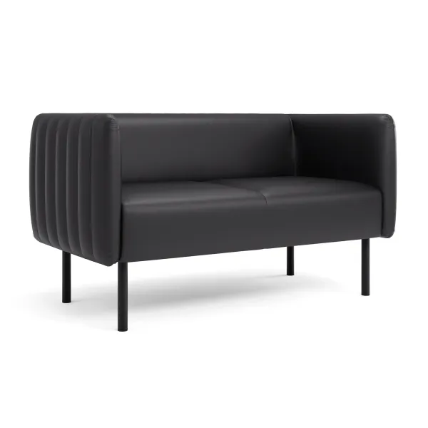 РИО Диван прямой черный