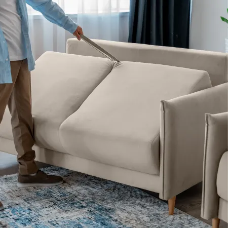 ЛУЧШИЙ ДРУГ Диван прямой бежевый