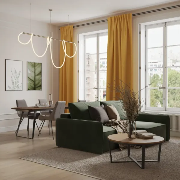 ПОРТЛЕНД Диван угловой зеленый ПОРТЛЕНД Диван угловой зеленый