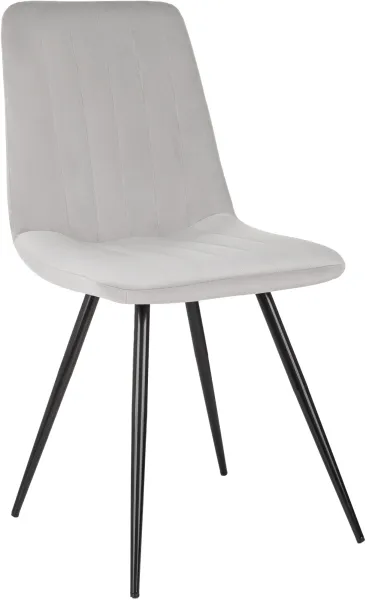 Стул для дома Бюрократ CH-K6_4 комплект 4шт св.серый Holland 09 металл черный на ножках (CH-K6_1/HL09_4)