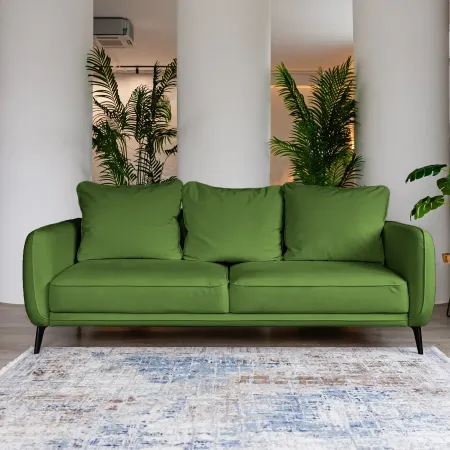 СЧАСТЛИВЫЙ ДЕНЬ Диван прямой, темно-оливковый