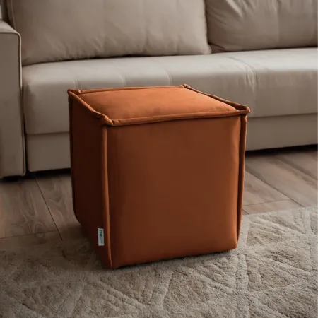 Маленькая радость Пуф квадратный терракотовый Маленькая радость Пуф квадратный терракотовый