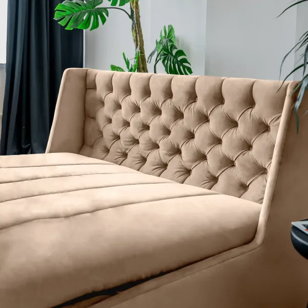 РИЧМОНД Складная кровать светло-бежевая, 185