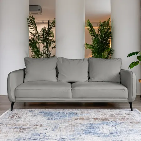 СЧАСТЛИВЫЙ ДЕНЬ Диван прямой, серый