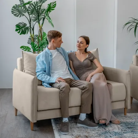 ЛУЧШИЙ ДРУГ 150 Диван прямой бежевый