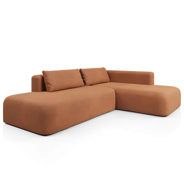НОВЫЕ ЭМОЦИИ Диван угловой, терракотовый НОВЫЕ ЭМОЦИИ Диван угловой, терракотовый