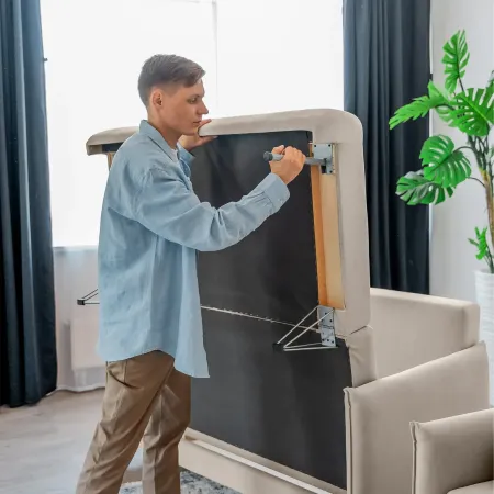 ЛУЧШИЙ ДРУГ 150 Диван прямой бежевый