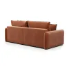 ПОРТЛЕНД Диван угловой терракотовый
