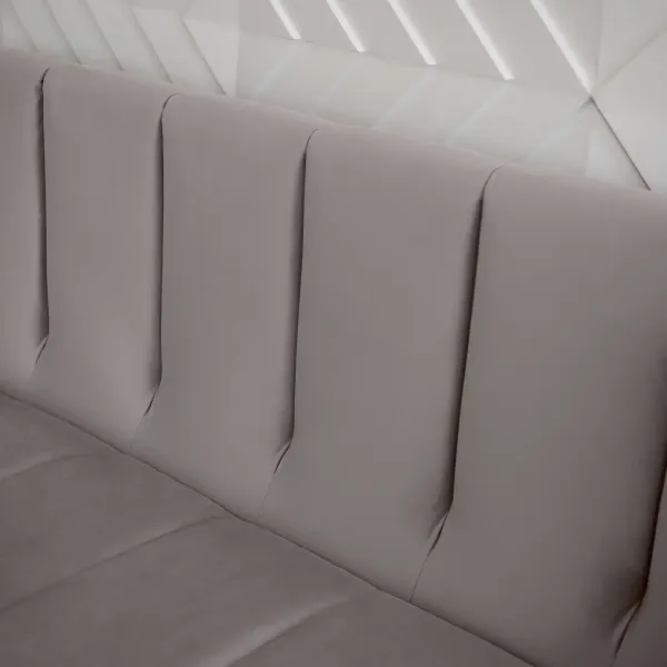 ВЕНЕЦИЯ Складная кровать серо-бежевая, 145