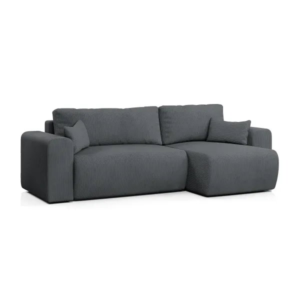 ДОЛГОЖДАННЫЙ ОТПУСК Диван угловой, графитовый