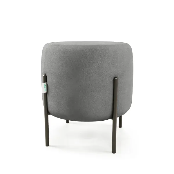 Маленькая радость Пуф круглый на ножках, светло-серый Маленькая радость Пуф круглый на ножках, светло-серый