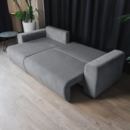 ДОЛГОЖДАННЫЙ ОТПУСК Диван угловой, серый