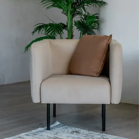 РИО Кресло тканевое бежевое РИО Кресло тканевое бежевое