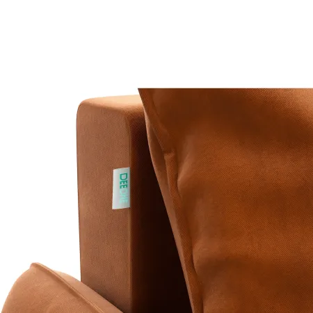 ПОРТЛЕНД Диван прямой терракотовый